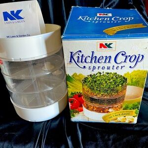 Kitchen Crop counter top seed sprouter.  get sprouts for your salads in days.